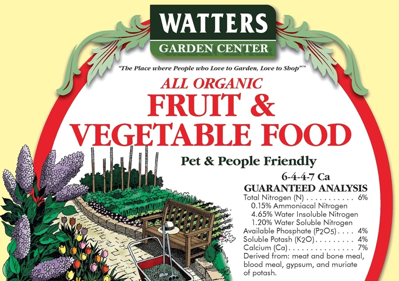 Fruit and Vegetable Food Label