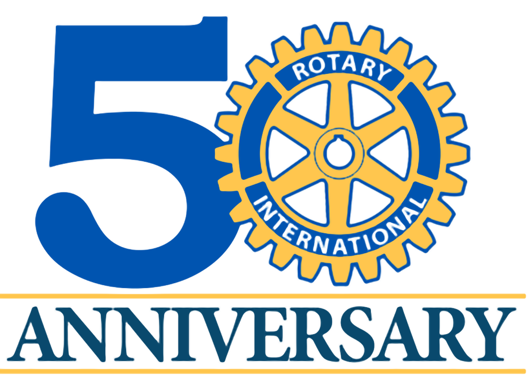 Rotary 50th Anniversary Logo