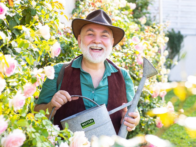 Gardener with Watering Can